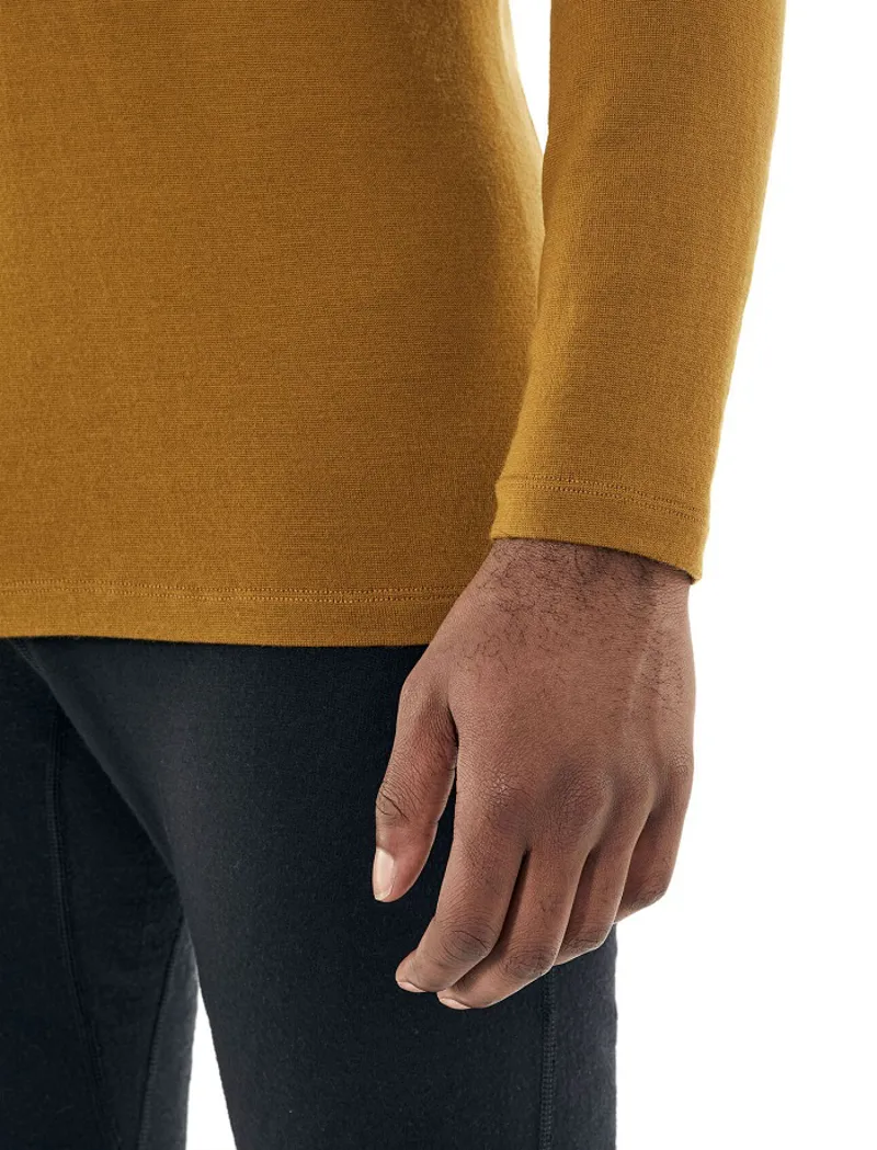 Icebreaker Mens 260 Tech Long Sleeve Crewe Curry-6